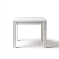 Side Table Wood 45x45x45 cm - White - Modern Design
